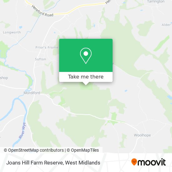 Joans Hill Farm Reserve map