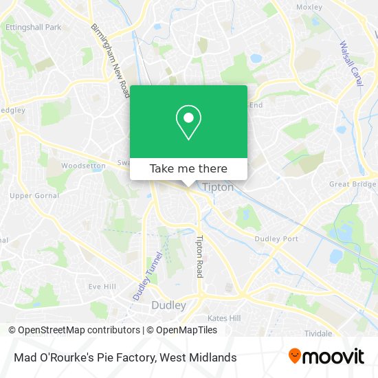 Mad O'Rourke's Pie Factory map