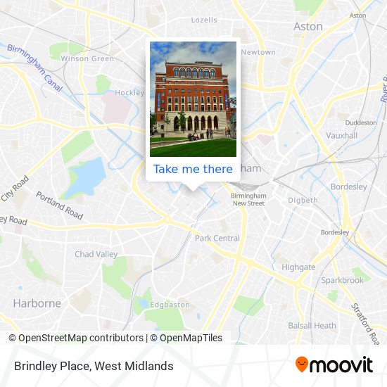 Brindley Place map