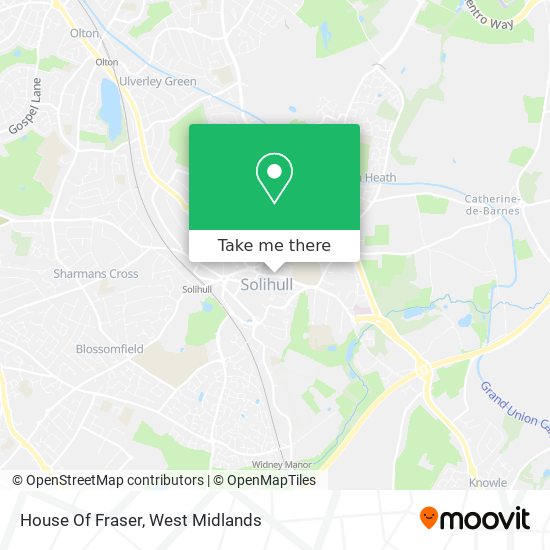 House Of Fraser map