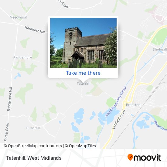 Tatenhill map