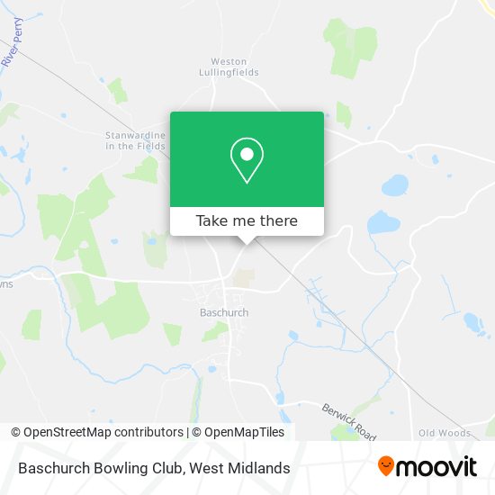 Baschurch Bowling Club map