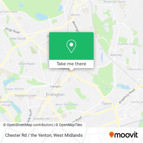 Chester Rd / the Yenton map