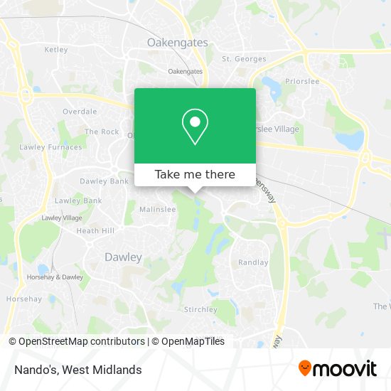 Nando's map