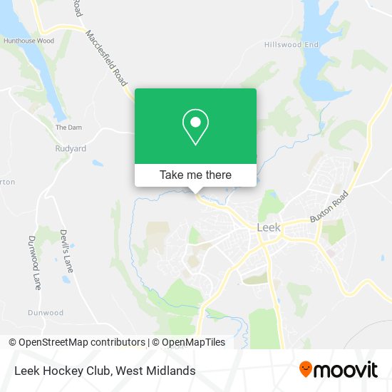 Leek Hockey Club map