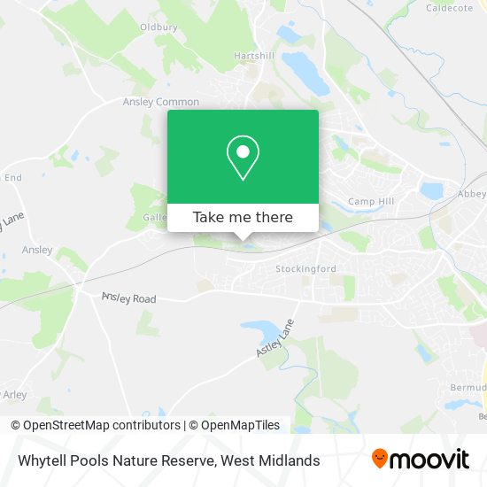 Whytell Pools Nature Reserve map