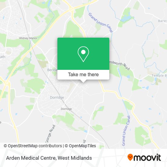 Arden Medical Centre map