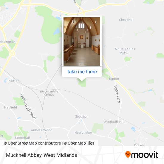 Mucknell Abbey map