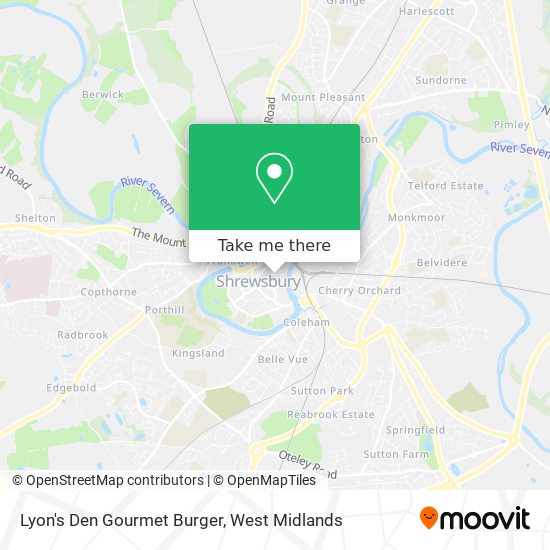 Lyon's Den Gourmet Burger map