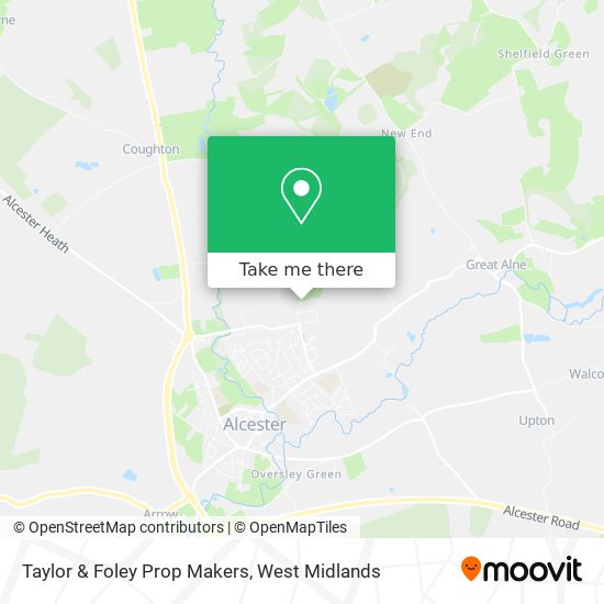 Taylor & Foley Prop Makers map