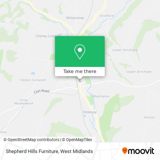 Shepherd Hills Furniture map