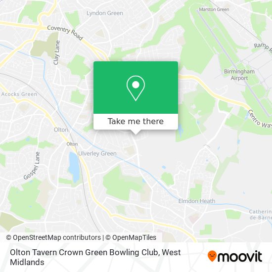 Olton Tavern Crown Green Bowling Club map