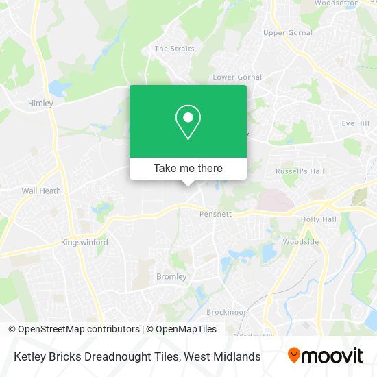 Ketley Bricks Dreadnought Tiles map