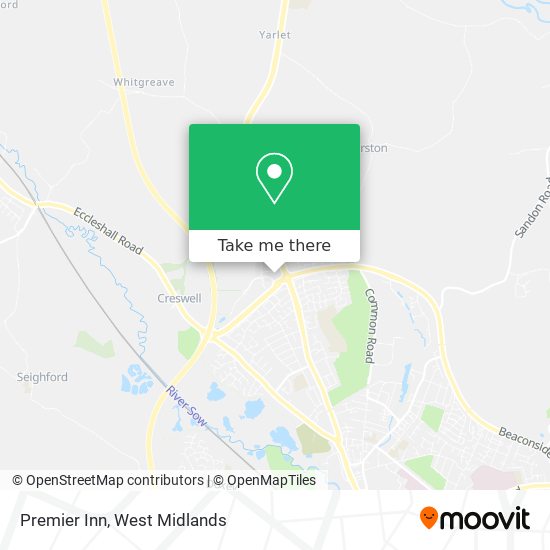 Premier Inn map
