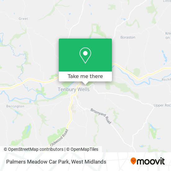 Palmers Meadow Car Park map