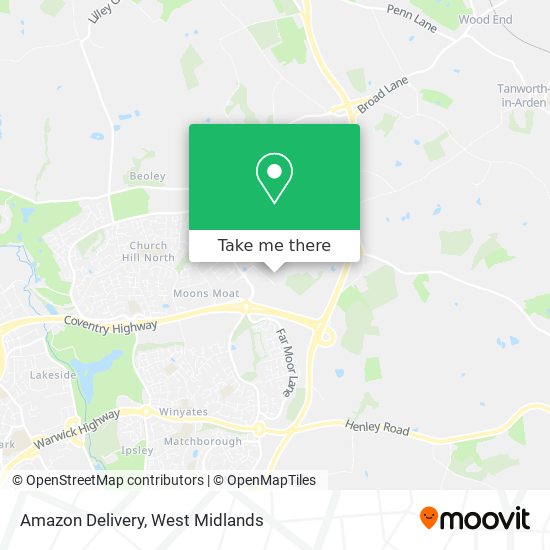 Amazon Delivery map