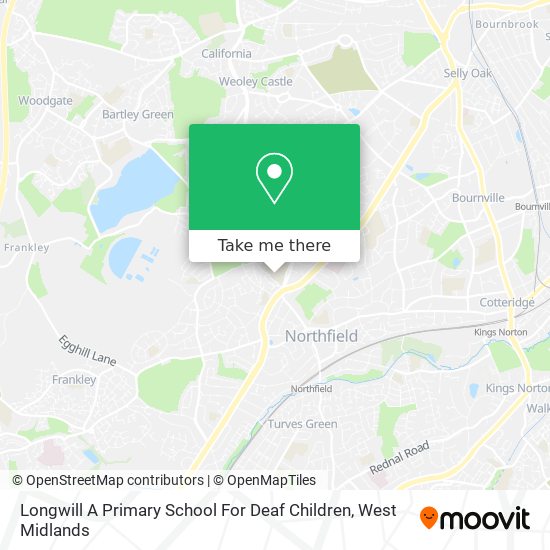 Longwill A Primary School For Deaf Children map