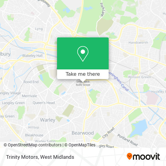 Trinity Motors map