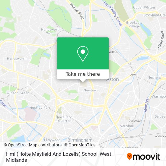 Hml (Holte Mayfield And Lozells) School map