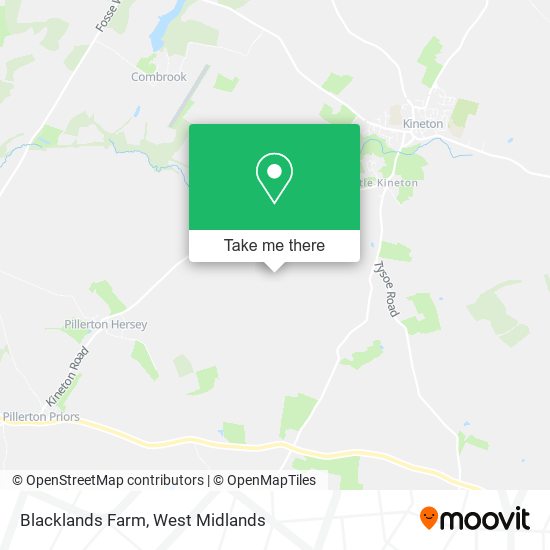 Blacklands Farm map