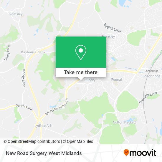 New Road Surgery map