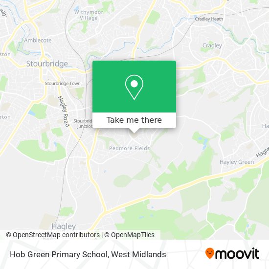 Hob Green Primary School map