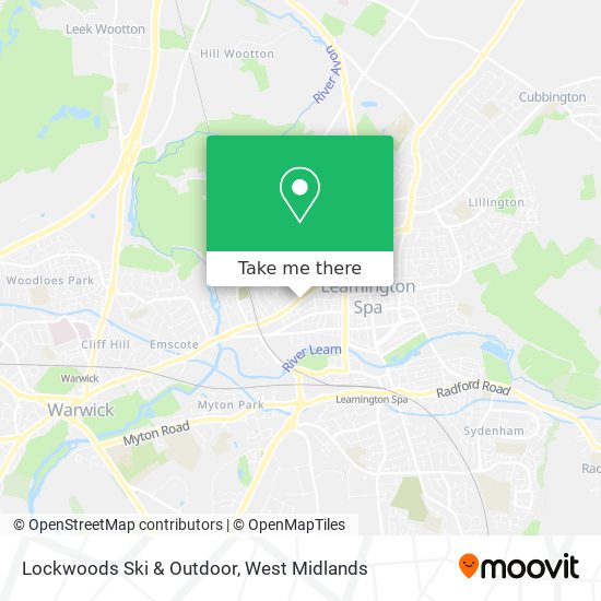 Lockwoods Ski & Outdoor map