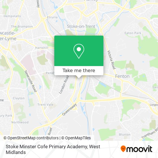 Stoke Minster Cofe Primary Academy map