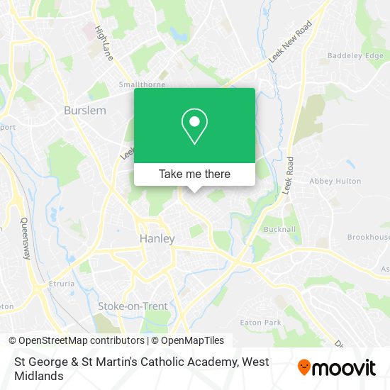 St George & St Martin's Catholic Academy map