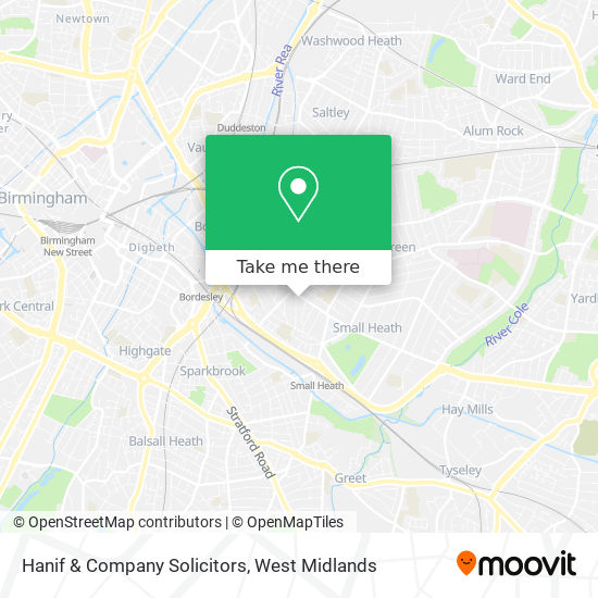 Hanif & Company Solicitors map