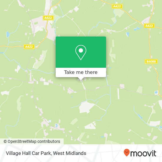 Village Hall Car Park map