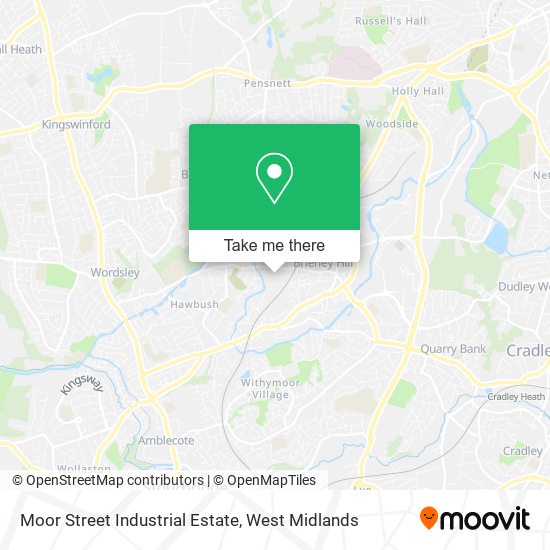 Moor Street Industrial Estate map