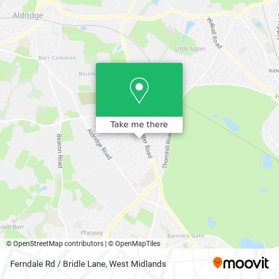 Ferndale Rd / Bridle Lane map