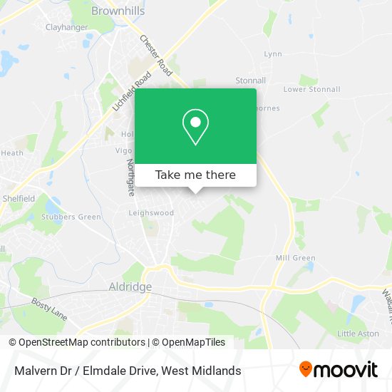 Malvern Dr / Elmdale Drive map