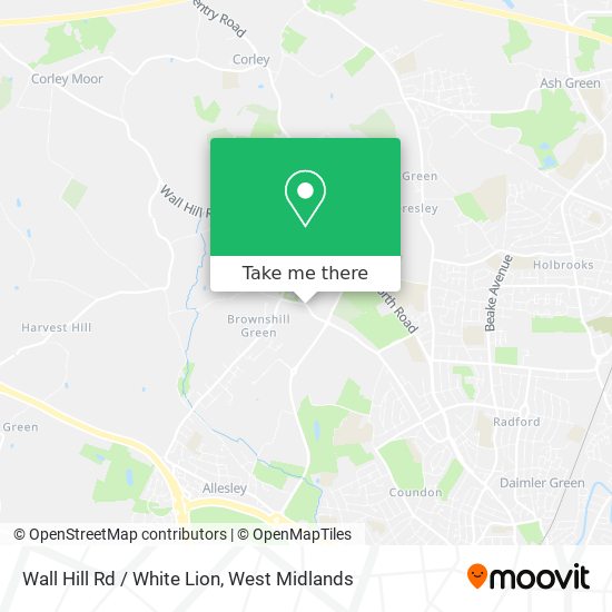 Wall Hill Rd / White Lion map