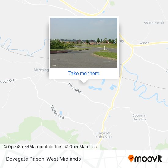 Dovegate Prison map