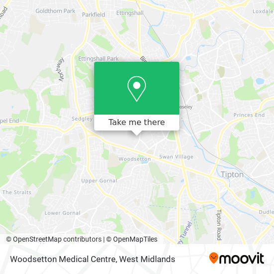 Woodsetton Medical Centre map