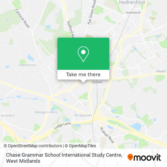 Chase Grammar School International Study Centre map