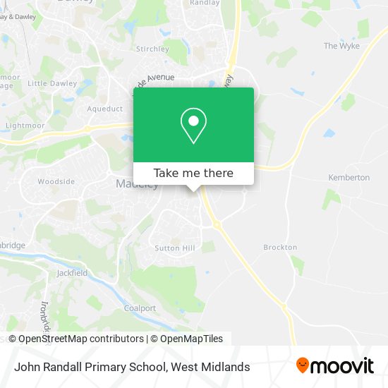 John Randall Primary School map