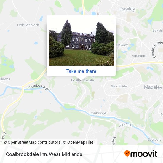 Coalbrookdale Inn map