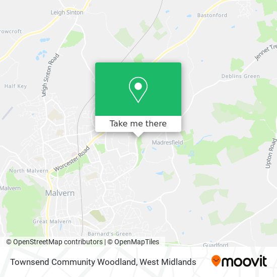 Townsend Community Woodland map