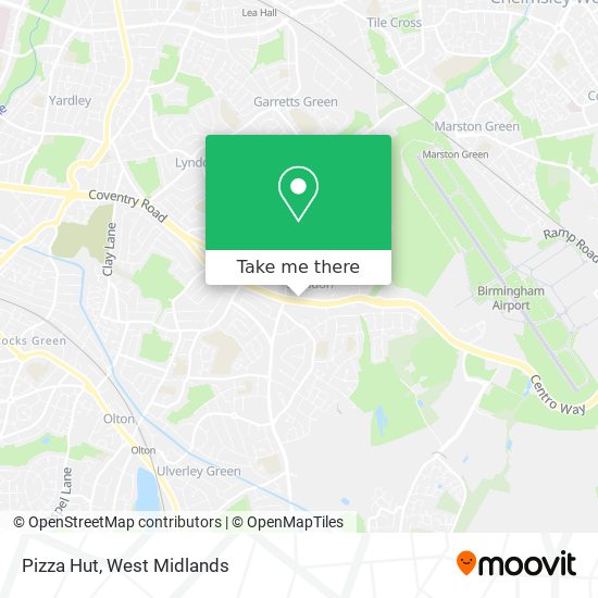 Pizza Hut map