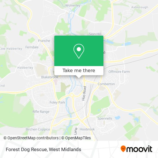Forest Dog Rescue map