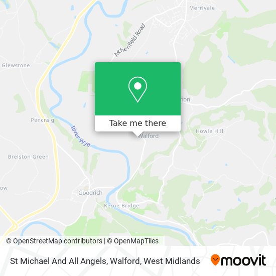 St Michael And All Angels, Walford map