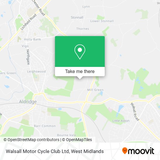 Walsall Motor Cycle Club Ltd map