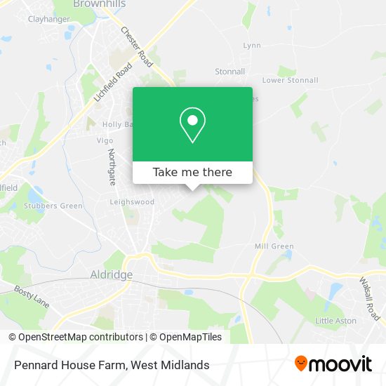 Pennard House Farm map