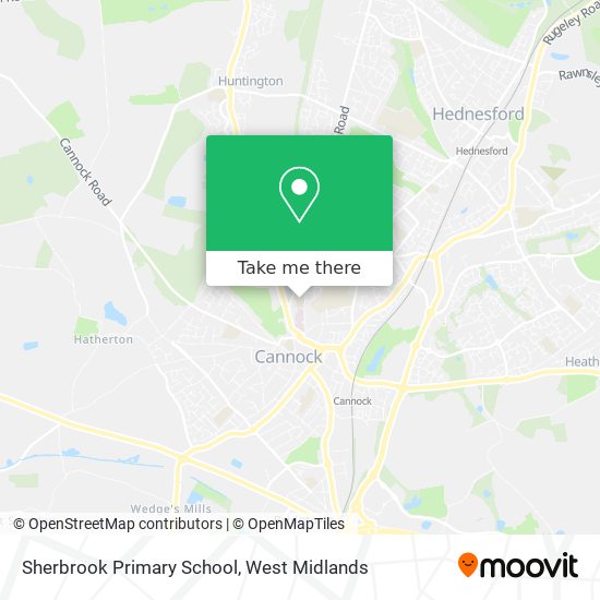 Sherbrook Primary School map