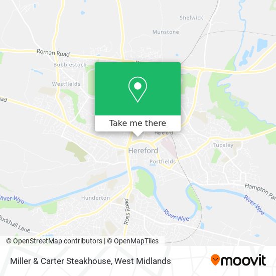 Miller & Carter Steakhouse map