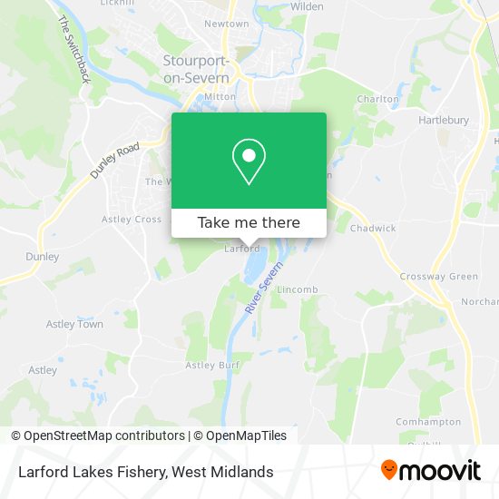 Larford Lakes Fishery map