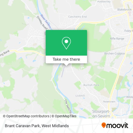 Brant Caravan Park map